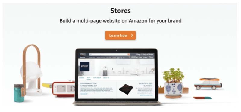 Реклама Amazon: фирменные магазины